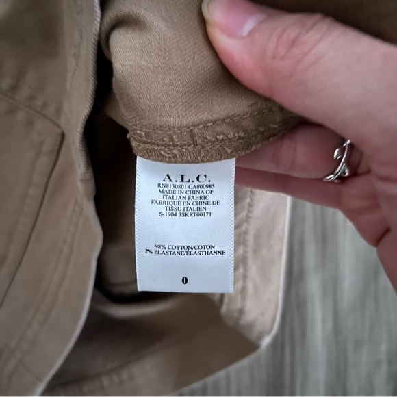 A.L.C Kai Utility Mini Skirt - Size 0 - Picture 5 of 5